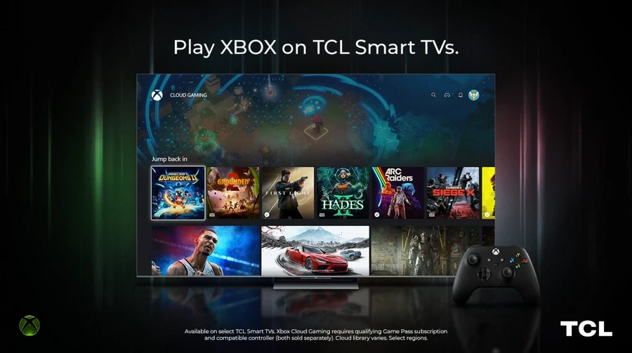 Застосунок XBOX скоро з’явиться на телевізорах TCL